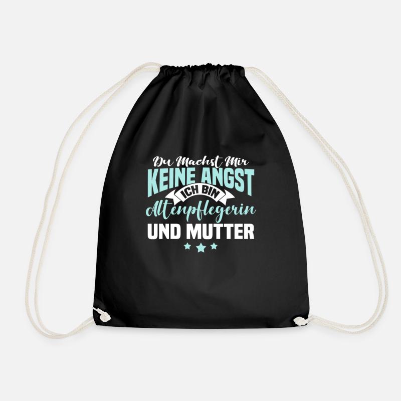 Altenpflegerin Süß Pflegerin Altersheim Geschenk - Turnbeutel - Schwarz
