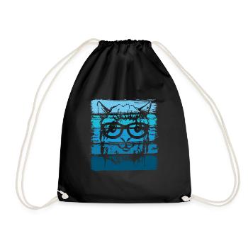 ALPAKA BRILLE - Turnbeutel - Schwarz - Vorne