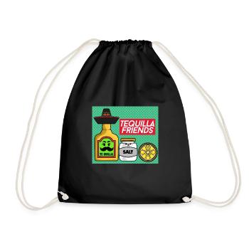 Tequila's friends amis de la tequila - Sac de sport léger - noir - Devant