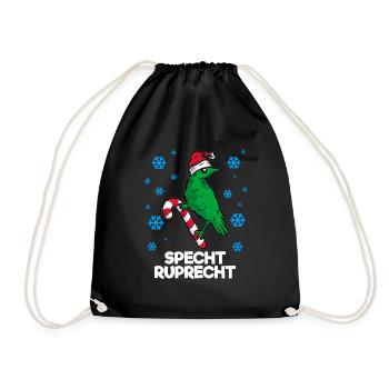 SPECHT RUPRECHT - Turnbeutel - Schwarz - Vorne