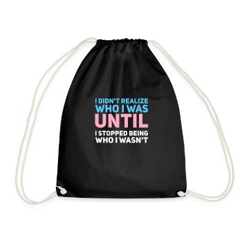 Transsexuel Transsexuel Cadeau - Sac de sport léger - noir - Devant