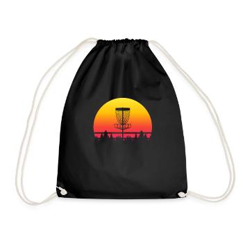 Ultimate Frisbee Spieler Design Für Frisbee Fans - Turnbeutel - Schwarz - Vorne