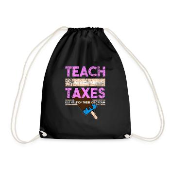 Capitalism children - Drawstring Bag - black - Front