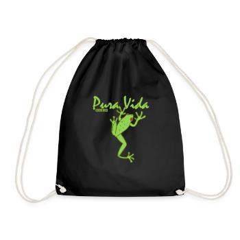Pura Vida - Costa Rica - Sac de sport léger - noir - Devant