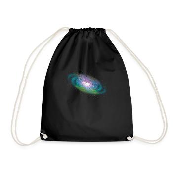 Universe Galaxy - Drawstring Bag - black - Front