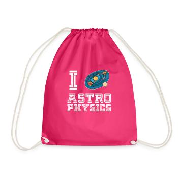 Physik Astrophysik - Turnbeutel - Fuchsia - Vorne