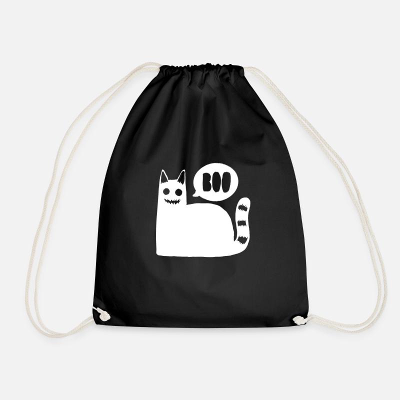 Die Katze Boo - Turnbeutel - Schwarz