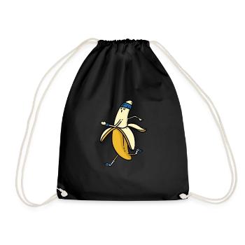 Banana Workout Banana Workout - Turnbeutel - Schwarz - Vorne