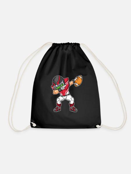 Lustiger Football Spieler Dab Geschenkidee Dabbing - Turnbeutel - Schwarz