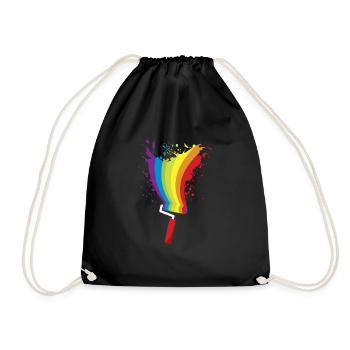 Rouleau à peinture Vivid Color - Sac de sport léger - noir - Devant