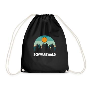 Black Forest Black Forest Germany - Drawstring Bag - black - Front