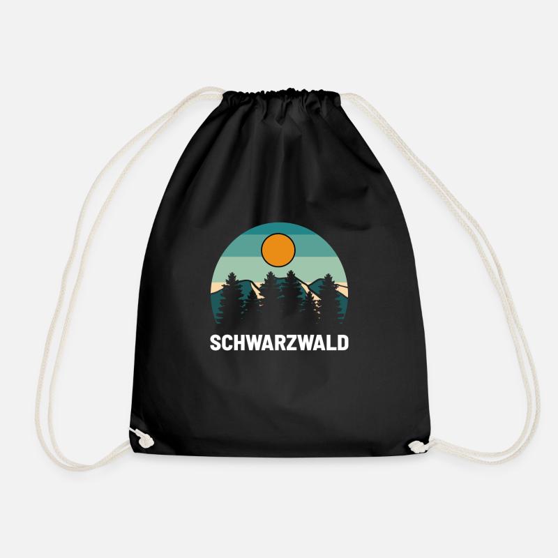 Schwarzwald Schwarzwald Deutschland - Turnbeutel - Schwarz
