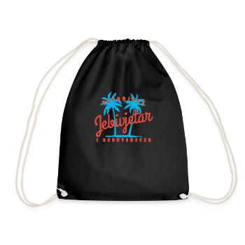 Jebivjetar I Balkan Collection T-Shirt - Drawstring Bag - black - Front
