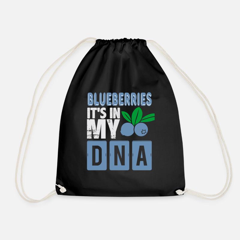 Des myrtilles dans mon ADN! Idée cadeau, fruits - Sac de sport léger - noir