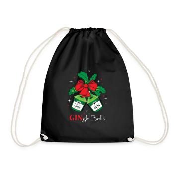 Gin Alcool Gingle Bells - Sac de sport léger - noir - Devant