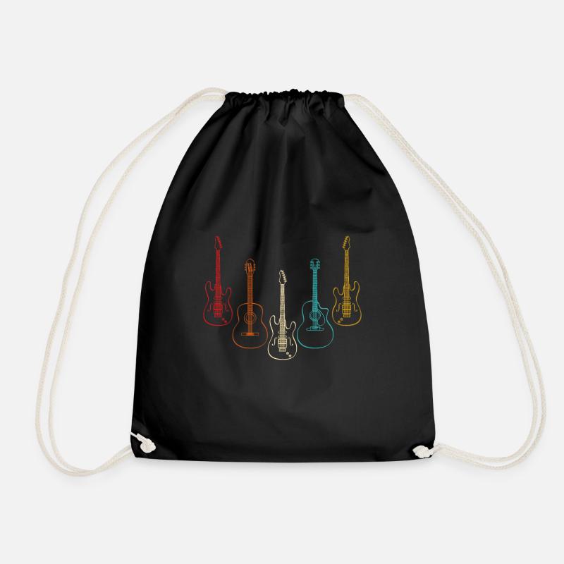guitare - Sac de sport léger - noir