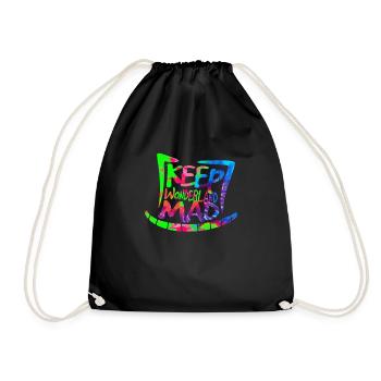 Gardez Wonderland Mad Hat & Cheshire Cat Grin - Sac de sport léger - noir - Devant
