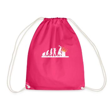 Evolution du métier de forgeron - Sac de sport léger - fuchsia - Devant