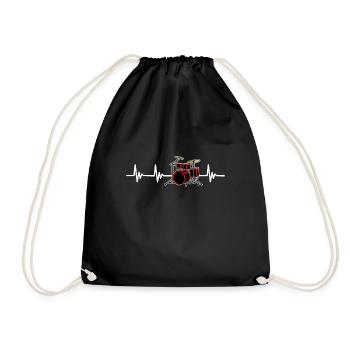 Battements de coeur - Sac de sport léger - noir - Devant
