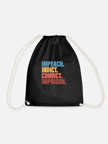  Impeach, Anti--Protest - Turnbeutel - Schwarz