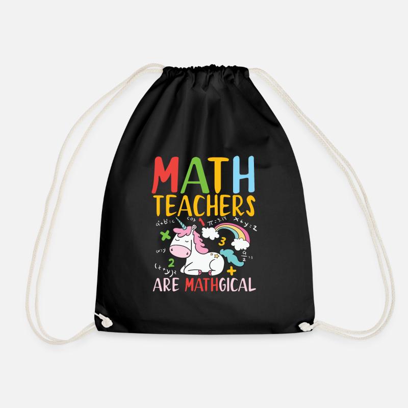 Mathematiklehrer sind mathematisch - Turnbeutel - Schwarz