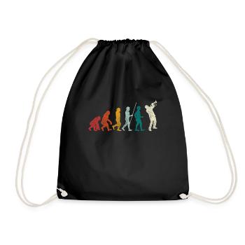 Trumpet evolution - Drawstring Bag - black - Front