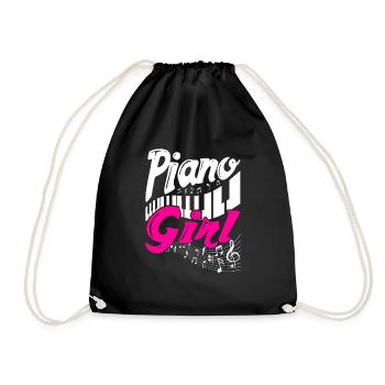 Femmes de piano - Sac de sport léger - noir - Devant