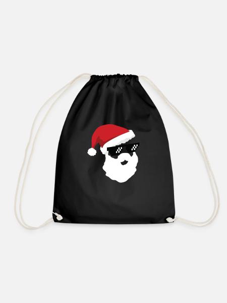 Weihnachten - Turnbeutel - Schwarz