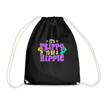 Mignon, c'est trippant d'être un hipster festival hippie - Sac de sport léger - noir - Devant