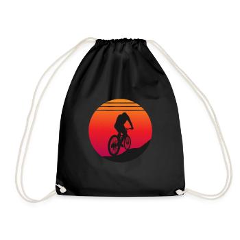 Mountainbike - Sunset - Turnbeutel - Schwarz - Vorne