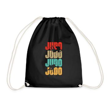 Judo Martial Arts Martial Arts - Drawstring Bag - black - Front