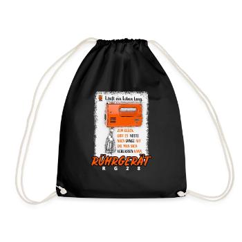 DDR nostalgie culte ménagère RG28 cadeau - Sac de sport léger - noir - Devant