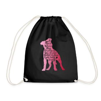 Âmes pitbull - Sac de sport léger - noir - Devant