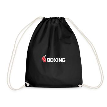 Boxing - Boxer Boxing Fighter - Drawstring Bag - black - Front