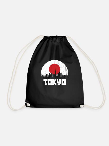 Tokio - Turnbeutel - Schwarz