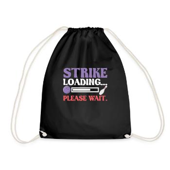 Strike Loading Club Bowler Bowling Joueur - Sac de sport léger - noir - Devant