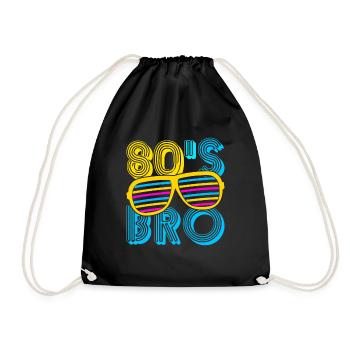 80 - Drawstring Bag - black - Front