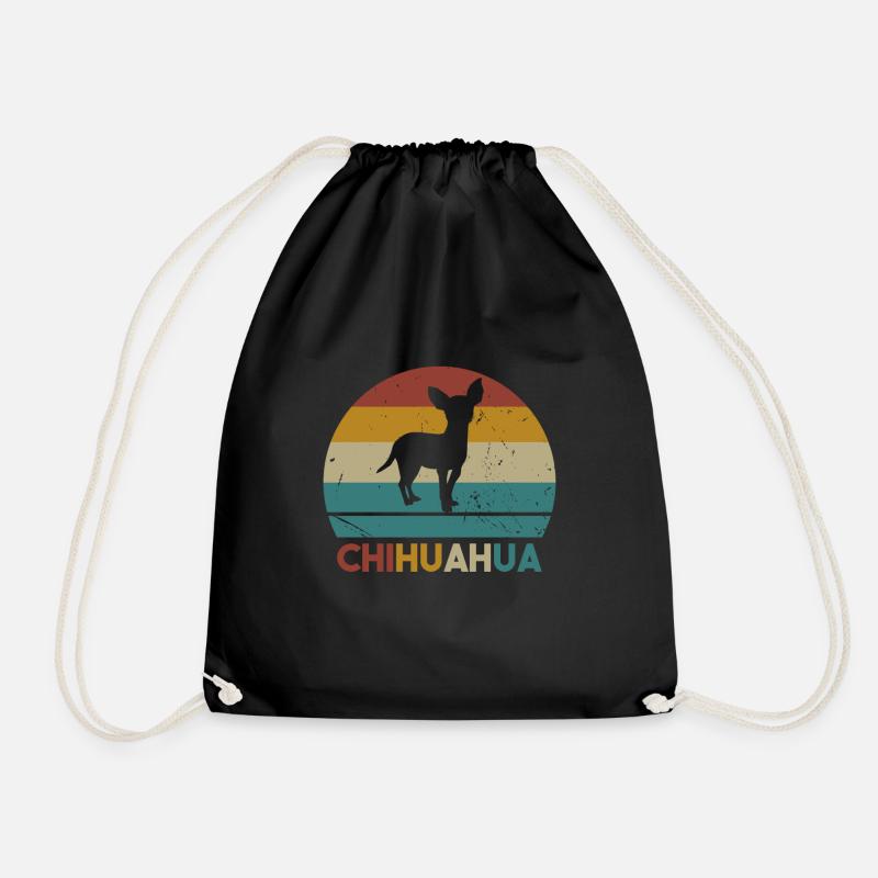 Chihuahua - Turnbeutel - Schwarz