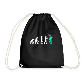Evolution Gardener - Drawstring Bag - black - Front