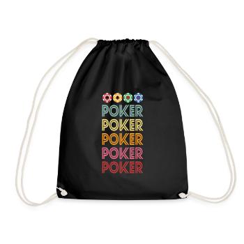 Poker - Sac de sport léger - noir - Devant