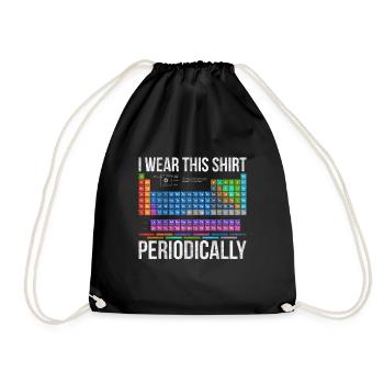 Tenue de chimie - Sac de sport léger - noir - Devant