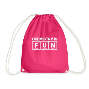 Chemie Hobby - Turnbeutel - Fuchsia - Vorne