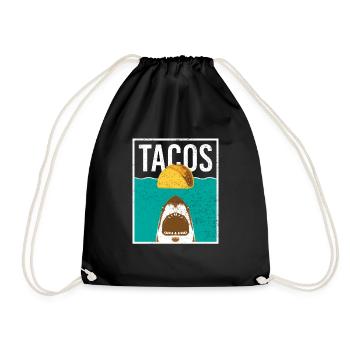 hai taco - Turnbeutel - Schwarz - Vorne