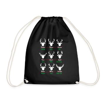 Noël - Sac de sport léger - noir - Devant