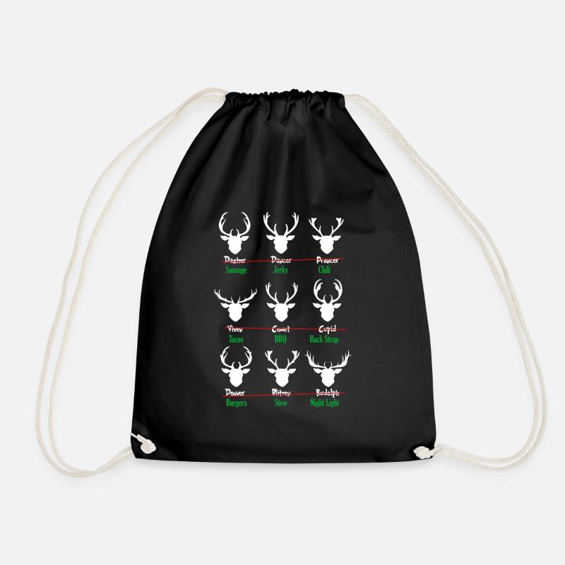 Christmas - Drawstring Bag - black