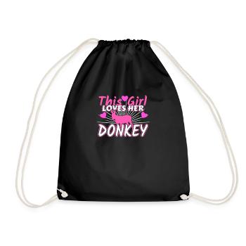baudet - Sac de sport léger - noir - Devant