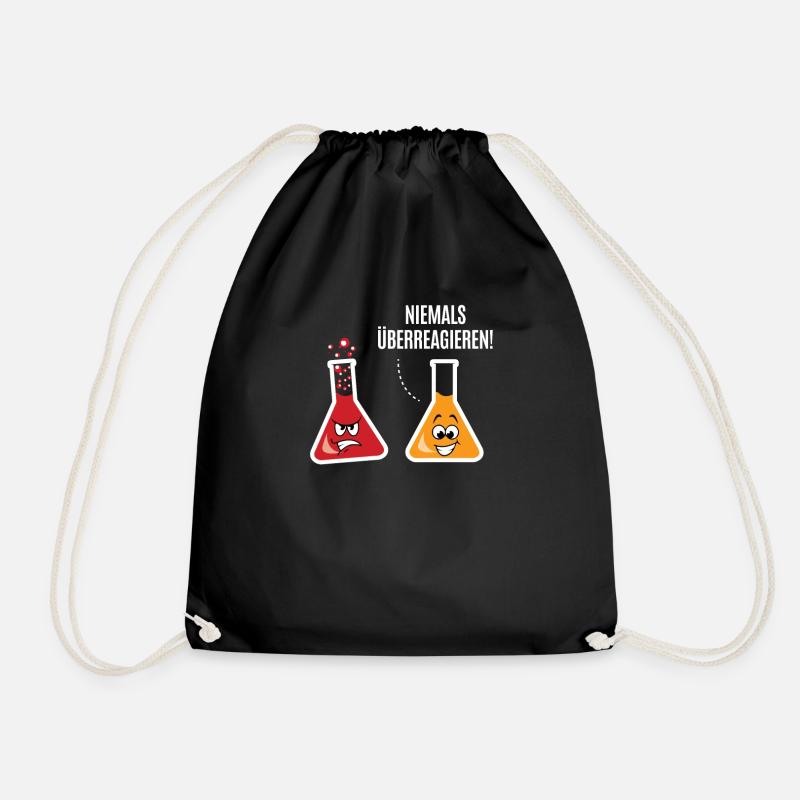 Chemie - Turnbeutel - Schwarz