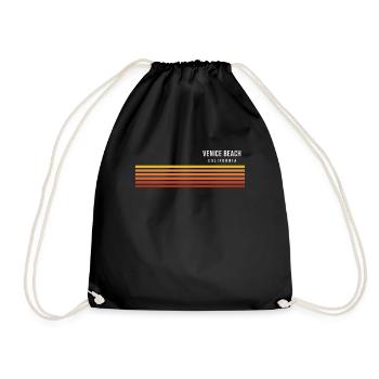 Vintage Venise Californie Cool Cool Vacances Cool - Sac de sport léger - noir - Devant