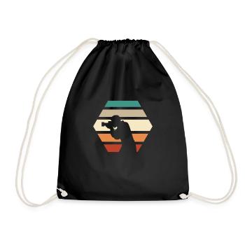 Photographe photographe photographe - Sac de sport léger - noir - Devant