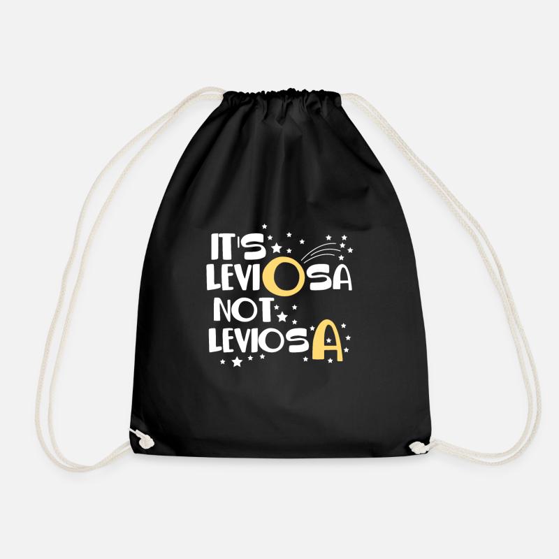 LeviOsa nicht leviosA Zauberspruch Magier - Turnbeutel - Schwarz
